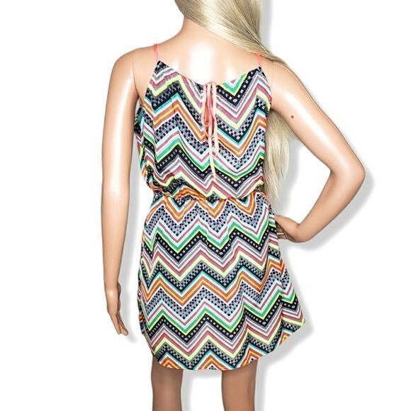 My Michelle Junior Striped Chevron Dress - Picture 5 of 8